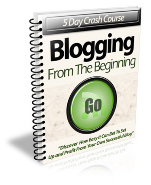 Product picture BLOGGING FROM THE BEGINNING-Easily Profit From Your Blog!
